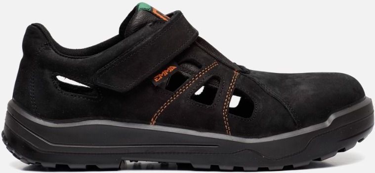 Emma - Daytona - Veiligheidsschoen - Zwart - Hydrofobe Technologie - Klittenbandsluiting