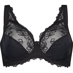 Hunkemöller - Diva - Niet-voorgevormde BH - Zwart