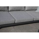 Exotan Exotan Loungeset Buiten Valerie - Aluminium - Antraciet - 80x225x290