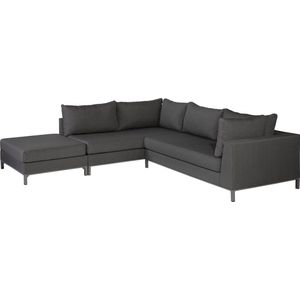 Exotan Exotan Loungeset Links Buiten Sicilië - Aluminium - Grijs - 60x262x246