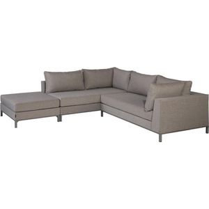 Exotan Loungeset Links Buiten Sicilië - Taupe - 60x262x246