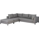 Woood Sicilië Loungeset All Weather - Ash Grey - Rechts