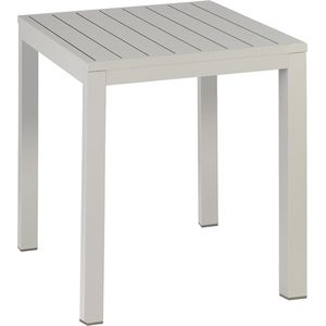 Exotan Tuintafel Venice - Aluminium - Crème Wit - 74x90x90