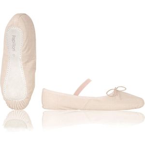 Balletschoenen Roze – Papillon PA1010 – Canvas – Doorlopende zool – Dames Dansschoenen – Maat 41,5