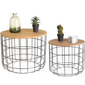 Lifa Living - Bijzettafel Tore - Set/2 - Aanbieding