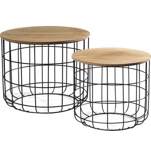 Lifa Living - Bijzettafel Tore - Set/2 - Aanbieding