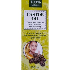 Castorolie 100% Natural - Voor Huid en Haar - 150 ML - 100% natuurlijk Castor Oil