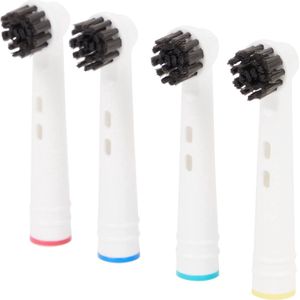 Opzetborstels Houtskool - 4 stuks