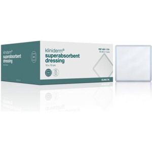 Kliniderm - Superabsorberend Verband - Steriel - 10x10cm - 50 Stuks