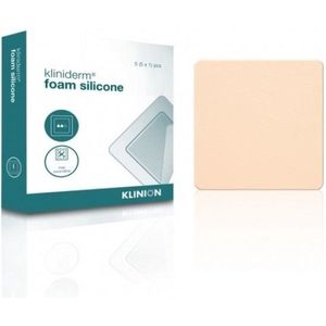 Kliniderm Foam Silicone schuimverband 10x10cm