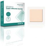 Kliniderm - Foam Border - Siliconen Schuimverband - 10 x 10 cm - 5 Stuks