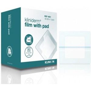 Klinion Kliniderm Film met Pad wondpleister steriel 10x12cm