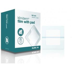 Klinion - Kliniderm Film met Pad - Wondpleister - Steriel - 10x12cm