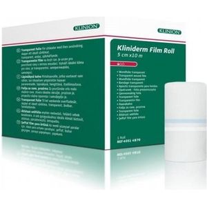 Klinion Kliniderm Film Roll wondfolie niet steriel 5cm x 10m