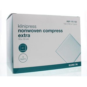 Klinion Non-woven compres 10 x 10 cm extra