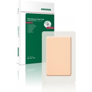Kliniderm - Foam Silicone Lite - Schuimverband - 5x12,5cm - Polyurethaan