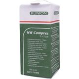 Klinion - Non-woven Gaaskompres - 4-laags - 5 x 5 cm - 100 Stuks
