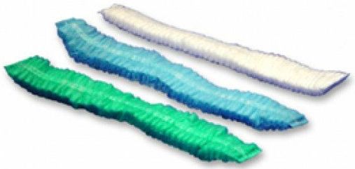 Beschermmuts blauw 100 stuks