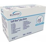 Klinion Diabetes Care Soft fine Plus pennaalden 0,25mm (31G) x 8mm