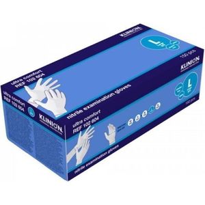 Klinion - Wegwerphandschoenen - Nitril - Maat L - Large - 150 stuks - Voordeelverpakking