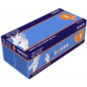 Klinion Nitrile Sensitive handschoenen - paars - S 6/7 - 150 stuks