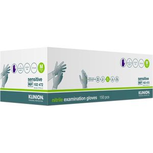 Klinion Soft Nitrile Indigo handschoenen poedervrij 150 stuks