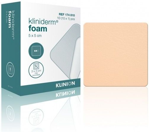 Klinion - Kliniderm Foam - Schuimverband - 5 x 5 cm - 10 Stuks