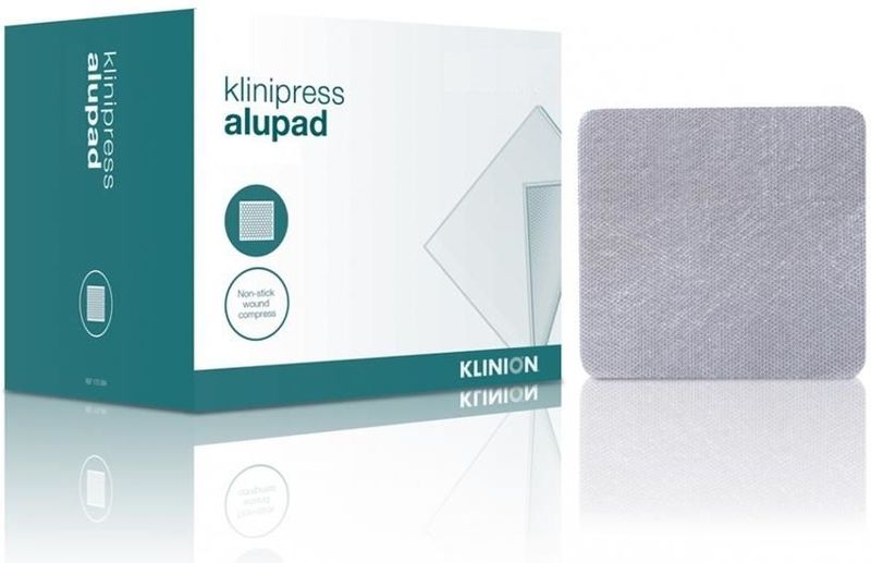 Klinion - Alupad - Gaaskompres - 10x10cm - Non-woven - 50 Stuks
