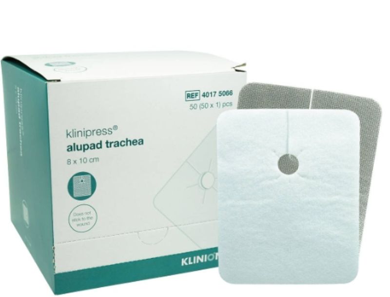 Klinion - Alupad Tracheo - Gaaskompres - 8 x 10 cm - 50 Stuks