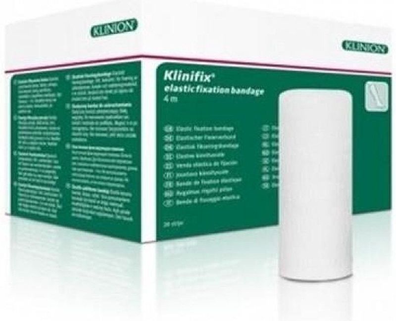 Klinifix elastisch fixatiewindsel 4m x 4cm Klinion