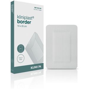 Klinion - Kliniplast Border Eilandpleister - 10 x 20 cm - 10 Stuks