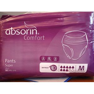 Absorin Comfort pants super maat M tot 105cm  18 stuks