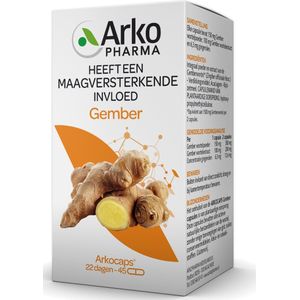 Arkocaps Gember - 45 st - Voedingssupplement