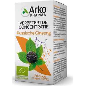 Arkopharma Russische ginseng bio 45 capsules