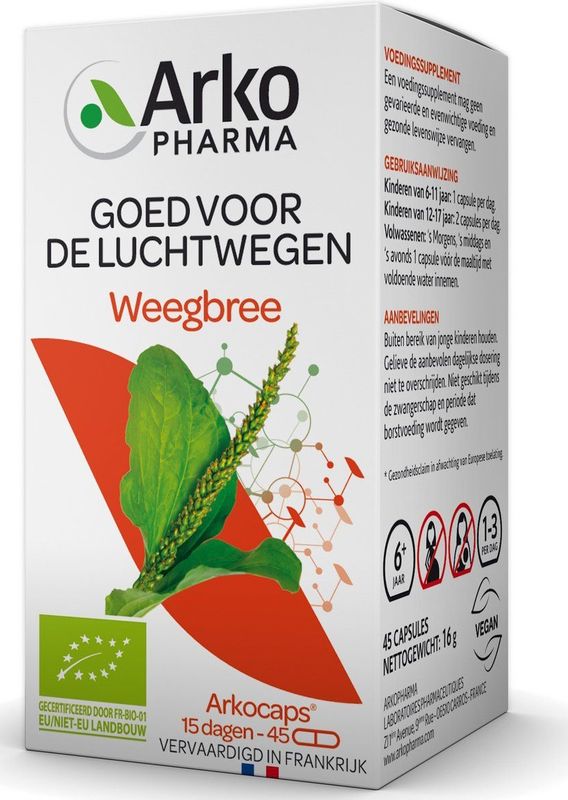 Arkocaps Weegbree - 45 Capsules - Voedingssupplement