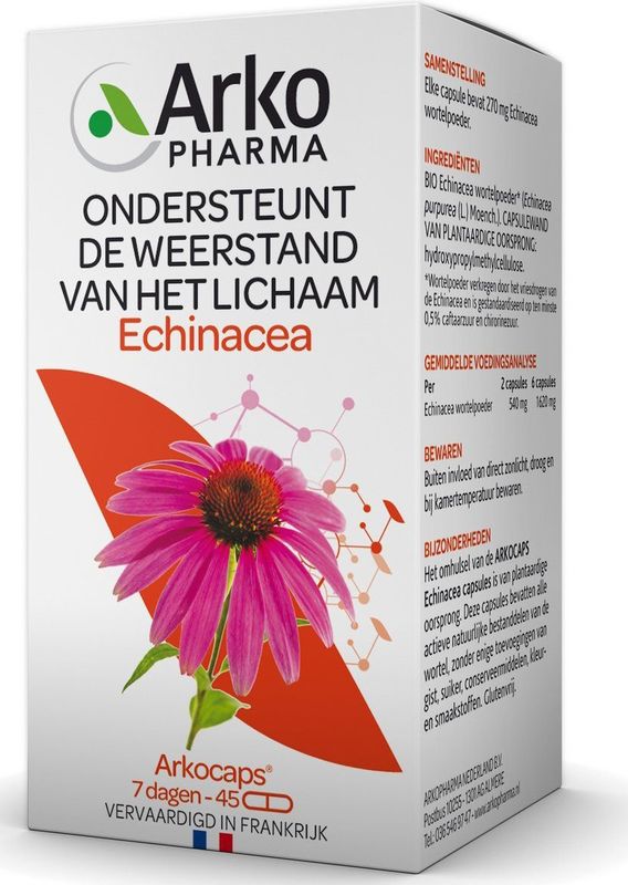 Arkocaps - Echinacea - 45 Capsules - Bio - Ondersteunt het immuunsysteem