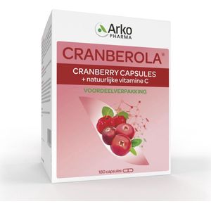 Cranberola Cranberry capsules 180 Vegetarische capsules