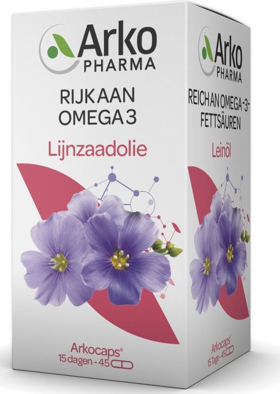 Arkopharma Lijnzaadolie bio 45 capsules
