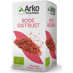 Arkocaps Rode Gist Rijst - 45 Capsules - Voedingssupplement