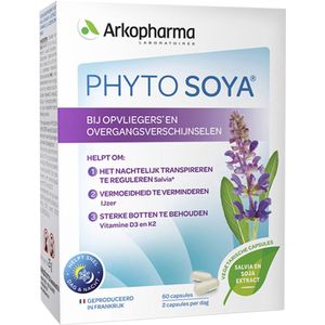Arkopharma - Phyto Soya - Voedingssupplement - 35mg - Soja- en Salviaextract