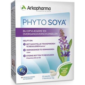 Arkopharma - Phyto Soya - Voedingssupplement - 35mg - Soja- en Salviaextract