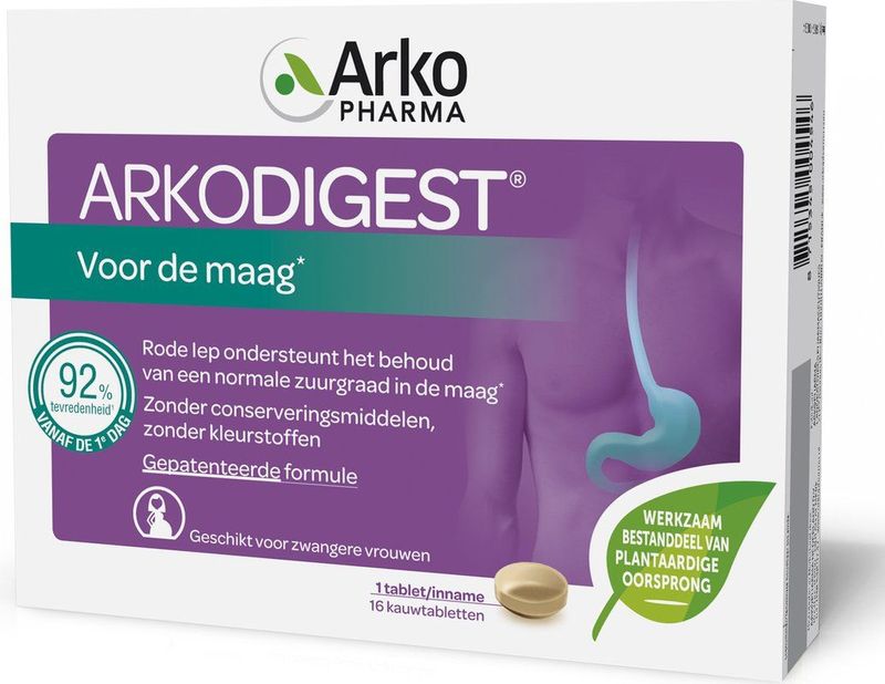 Arkocaps Arkodigest 16 kauwtabletten