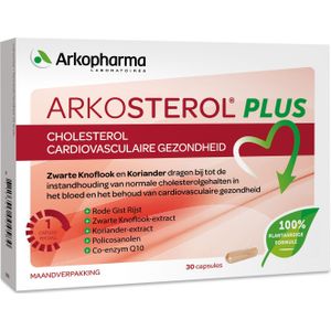 Arkopharma Arkosterol Plus (Rode Gist + Zwarte Knoflook) 30 capsules