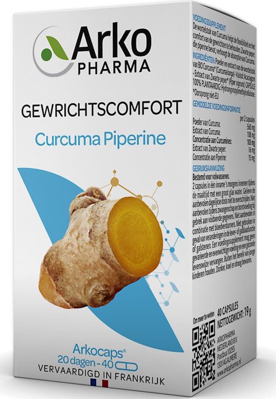 Arkocaps - Curcuma - Kruidenpreparaat - Poeder - 100% Plantaardig