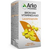 Levertraanolie - Capsules - 60 Stuks - Vervaardigd met Visolie