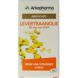 Levertraanolie - Capsules - 60 Stuks - Vervaardigd met Visolie