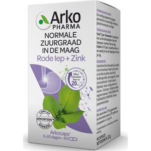 Arkocaps - Rode Iep & Zink - Capsules - 40 Stuks