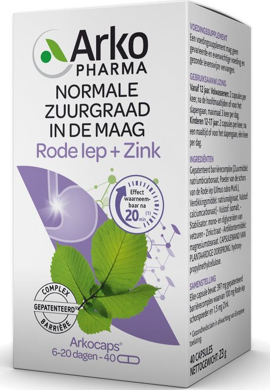 Arkocaps - Rode Iep & Zink - Capsules - 40 Stuks