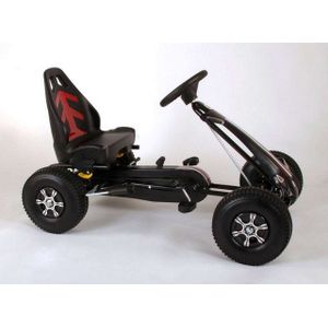Volare Go Kart Racing Car - Jongens - Groot - Luchtbanden - Zwart