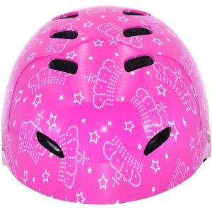 Volare Fiets/Skatehelm - Roze - 55-57 cm